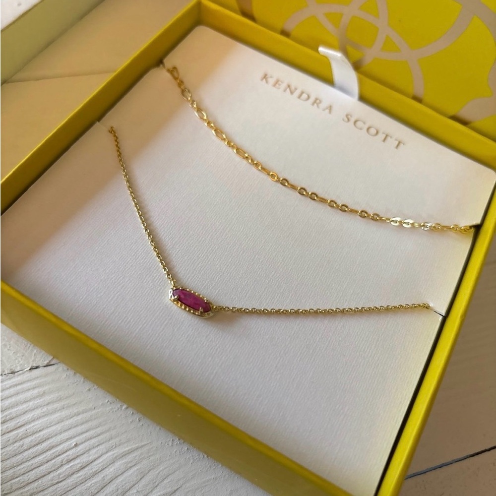 Kendra Scott 2 pc necklace Set new in box - Picture 2 of 2